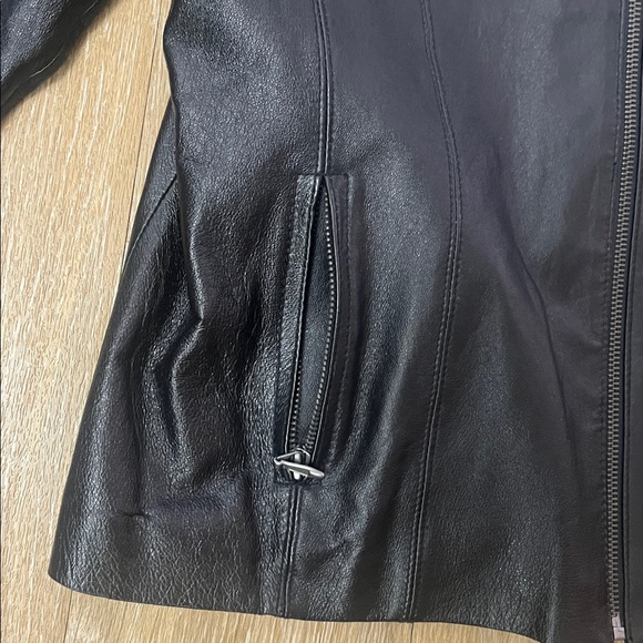 Wilsons Leather Maxima Zip Up Moto Leather Jacket size XL - Picture 5 of 7